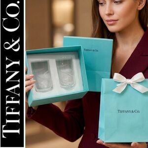 🆕 Tiffany & Co. Crystal Drinkware